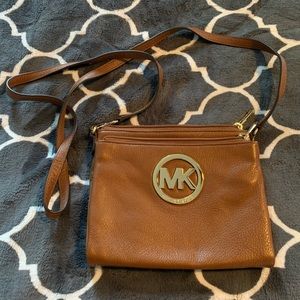 Michael Kors small leather logo crossbody